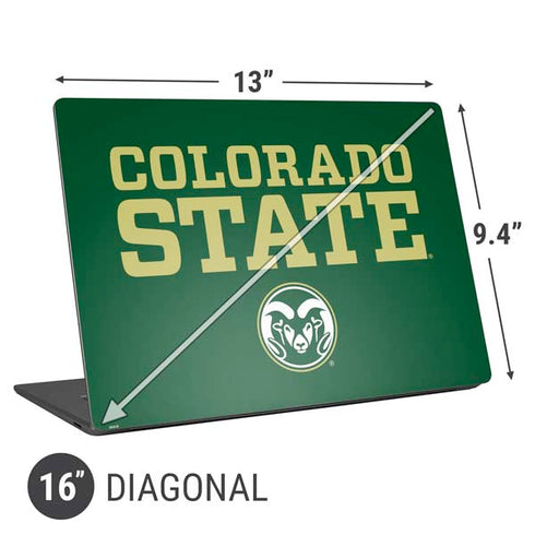 Colorado State University CSU Universal Laptop 16in (13 x 9.4in) Skin